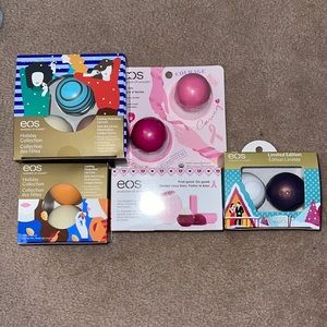 LIMITED EDITION EOS LIP BALM!!! All 5 for 80$